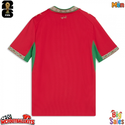 Morocco Replica Home Stadium Shirt World Cup 2026 Short Sleeve